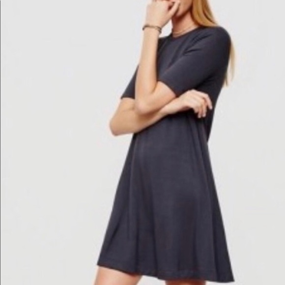 Lou & Grey Black Signature Soft Swing Dress - Picture 2 of 5